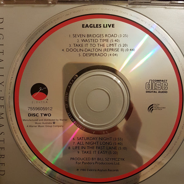 Eagles : Eagles Live (2xCD, Album, RE, RM)
