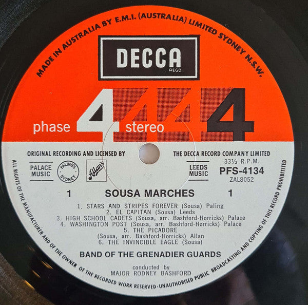 The Band Of The Grenadier Guards : Sousa Marches (LP)
