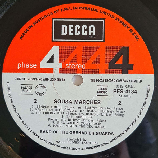 The Band Of The Grenadier Guards : Sousa Marches (LP)