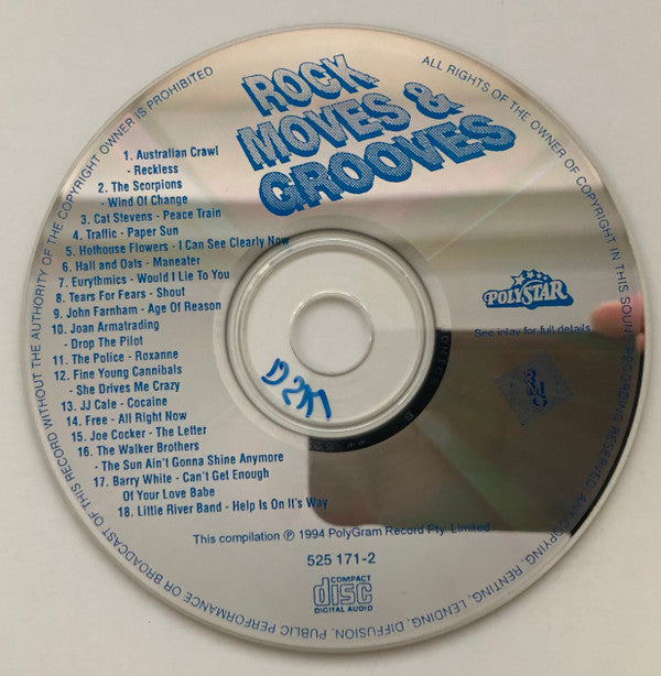 Various : Rock Moves & Grooves (CD, Comp + Cass, Comp)