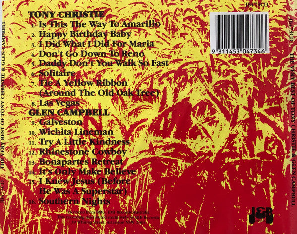 Tony Christie & Glen Campbell : The Very Best Of Tony Christie & Glen Campbell (CD, Comp)