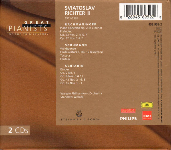 Sviatoslav Richter - Rachmaninoff*, Schumann*, Scriabin* : Sviatoslav Richter III (2xCD, Comp, Dig)