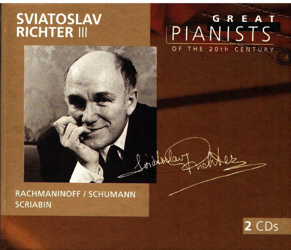 Sviatoslav Richter - Rachmaninoff*, Schumann*, Scriabin* : Sviatoslav Richter III (2xCD, Comp, Dig)