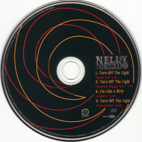 Nelly Furtado : Turn Off The Light (CD, Single, Enh)