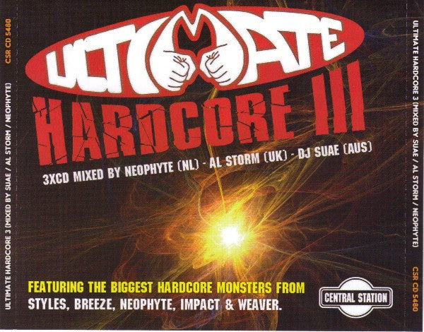 Various : Ultimate Hardcore III (3xCD, Mixed)