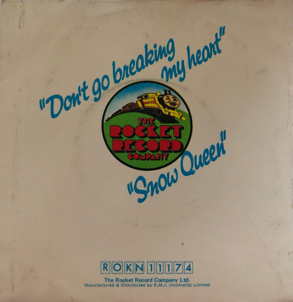 Elton John And Kiki Dee : Don't Go Breaking My Heart (7", Single)