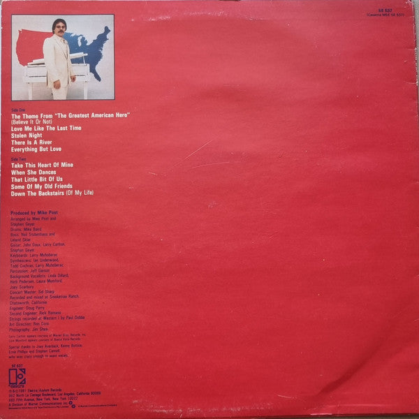 Joey Scarbury : America's Greatest Hero (LP, Album)