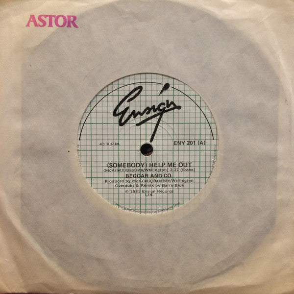 Beggar And Co.* : (Somebody) Help Me Out (7")