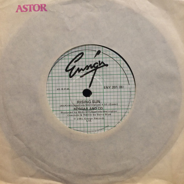 Beggar And Co.* : (Somebody) Help Me Out (7")