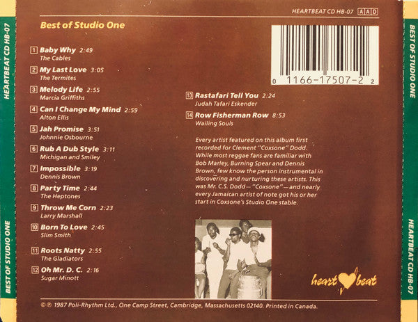 Various : Best Of Studio One (CD, Comp)