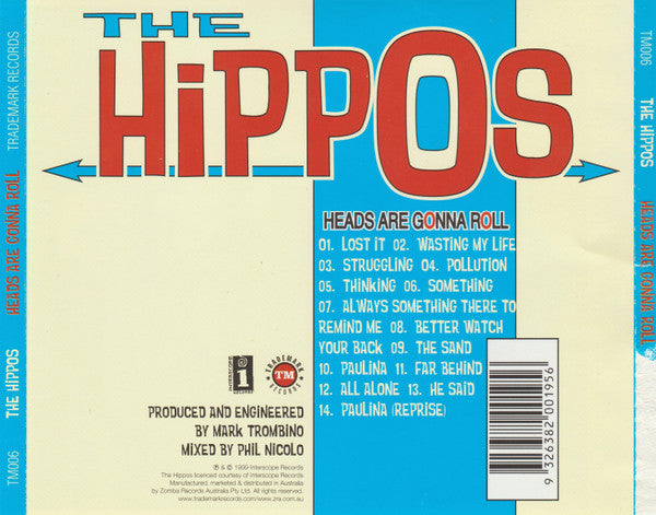 The Hippos : Heads Are Gonna Roll (CD, Album)