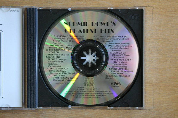 Normie Rowe : Normie Rowe's Greatest Hits (CD, Album, Comp, RE)