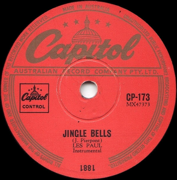 Les Paul And Mary Ford* : Jingle Bells / Silent Night (Shellac, 10")