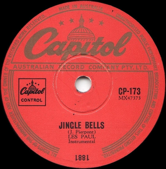 Les Paul And Mary Ford* : Jingle Bells / Silent Night (Shellac, 10")