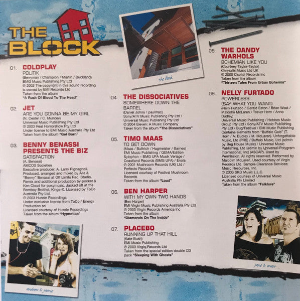 Various : The Block (Music From The Hit Channel 9 TV Series) (CD, Comp)