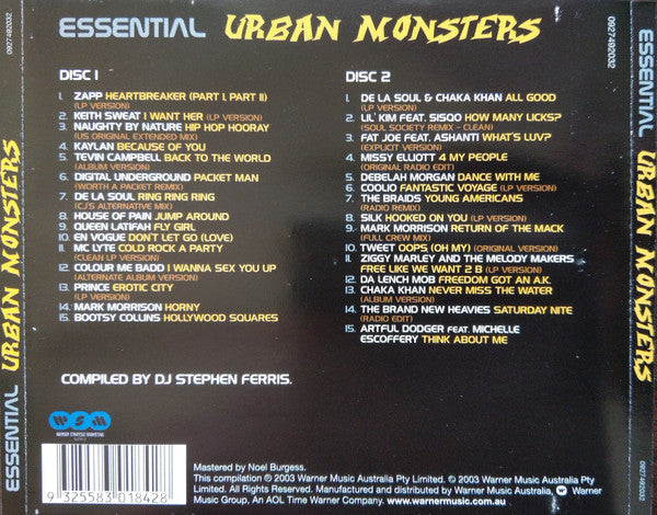 Various : Essential Urban Monsters (2xCD, Comp)