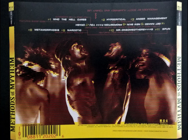 Methods Of Mayhem (2) : Methods Of Mayhem (CD, Album, Enh)