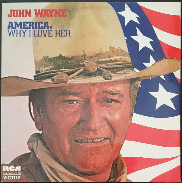 John Wayne : America, Why I Love Her (LP, Album)