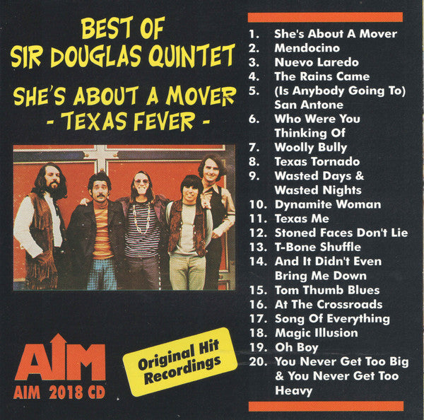 Sir Douglas Quintet : Texas Fever - Best Of Sir Douglas Quintet (CD, Comp)