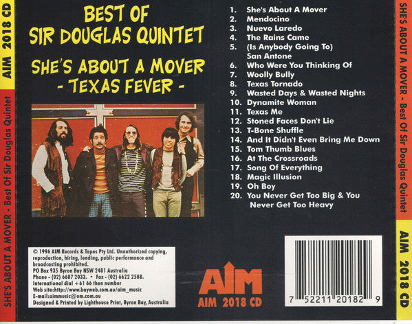 Sir Douglas Quintet : Texas Fever - Best Of Sir Douglas Quintet (CD, Comp)