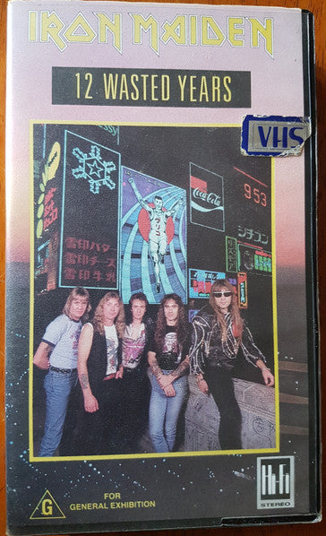 Iron Maiden : 12 Wasted Years (VHS, PAL)