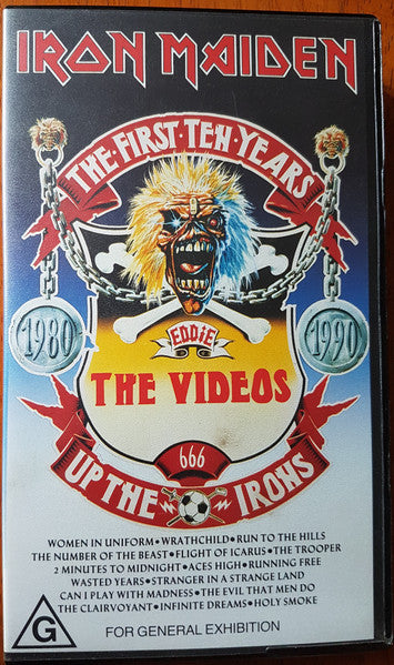 Iron Maiden : The First Ten Years - The Videos (VHS, PAL)