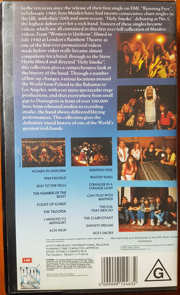 Iron Maiden : The First Ten Years - The Videos (VHS, PAL)