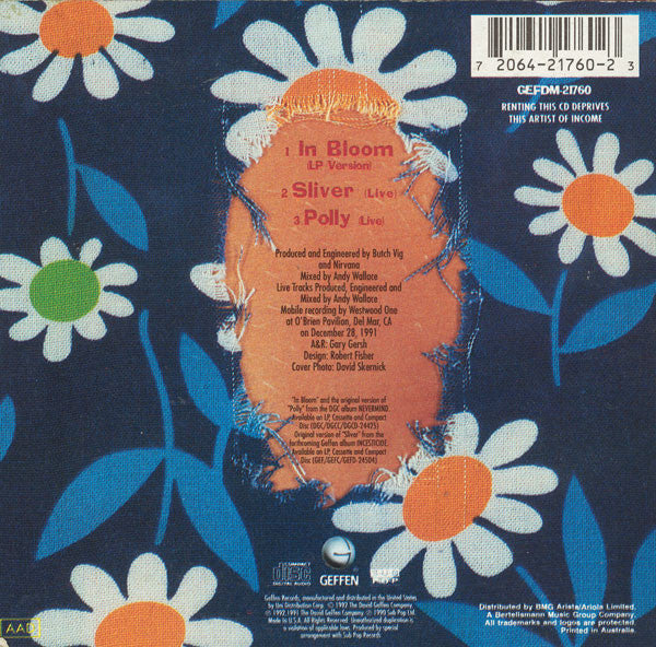 Nirvana : In Bloom (CD, Maxi, Car)