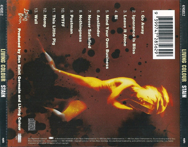 Living Colour : Stain (CD, Album, RE, DAD + CD, Bon + S/Edition, O-c)