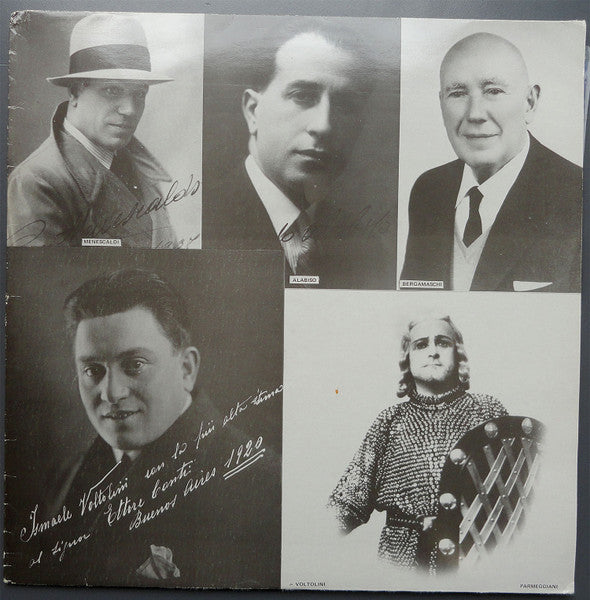 Giuseppe Radaelli, Giovanni Chiaia, Piero Menescaldi, Giuseppe Paganelli, Ettore Parmeggiani, Giovanni Voyer, Ettore Bergamaschi, Guido Volpi, Giuseppe Garutti, Angelo Bendinelli, Ismaele Voltolini, Carmelo Alabiso, Nino Piccaluga : Italian Tenors Of The 1920s (LP, Comp, Mono)