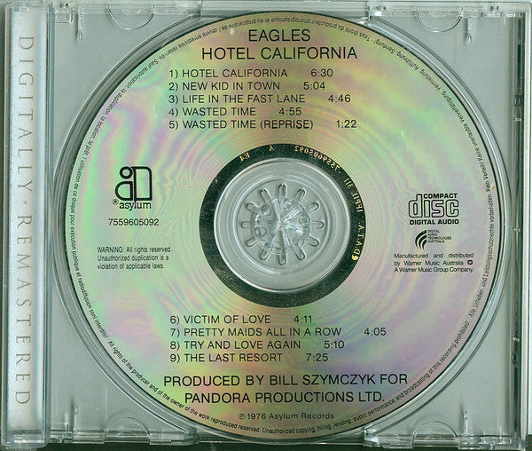 Eagles : Hotel California (CD, Album, RE, RM)