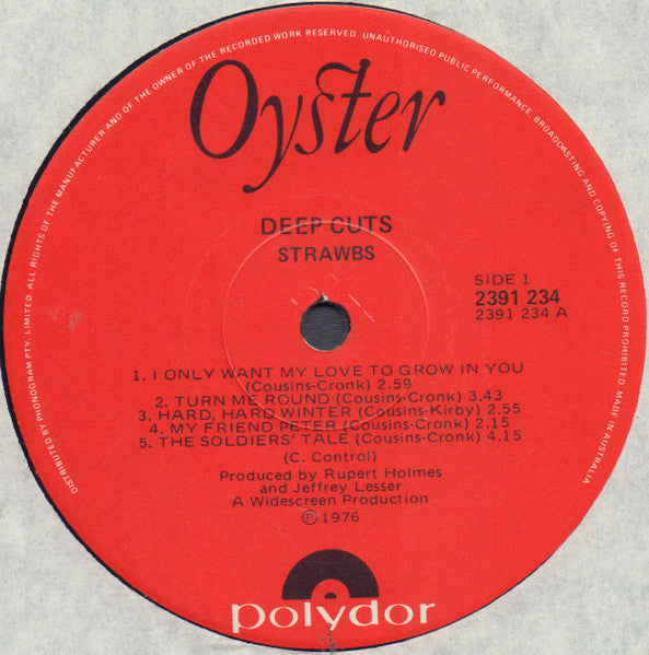 Strawbs : Deep Cuts (LP, Album)