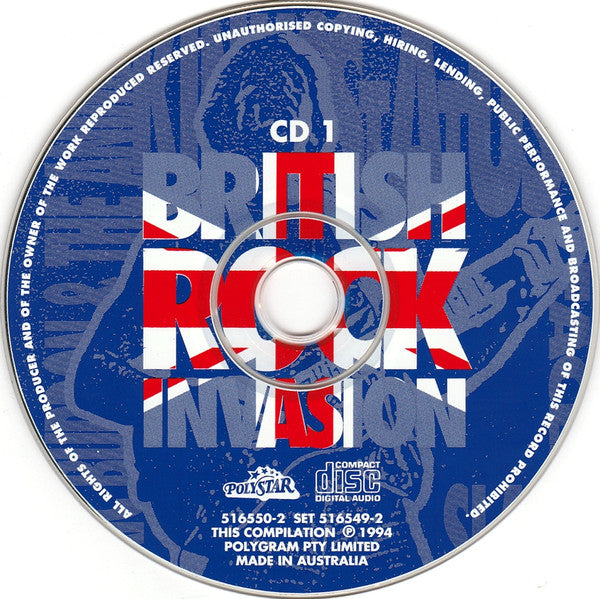 Various : British Rock Invasion (2xCD, Comp)
