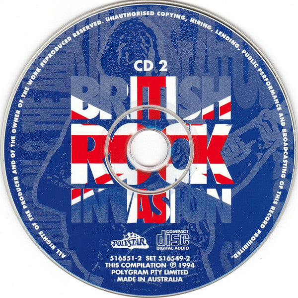 Various : British Rock Invasion (2xCD, Comp)