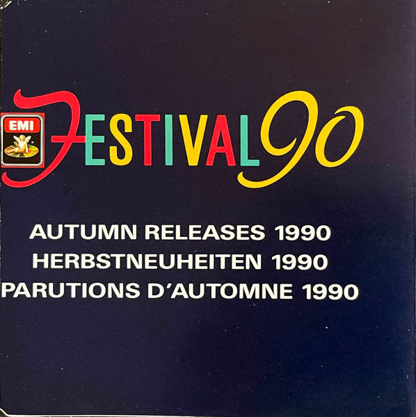 Various : Festival 90 - Autumn Releases 1990 / Herbstneuheiten 1990 / Parutions D'Automne 1990 (CD, Comp, Promo)