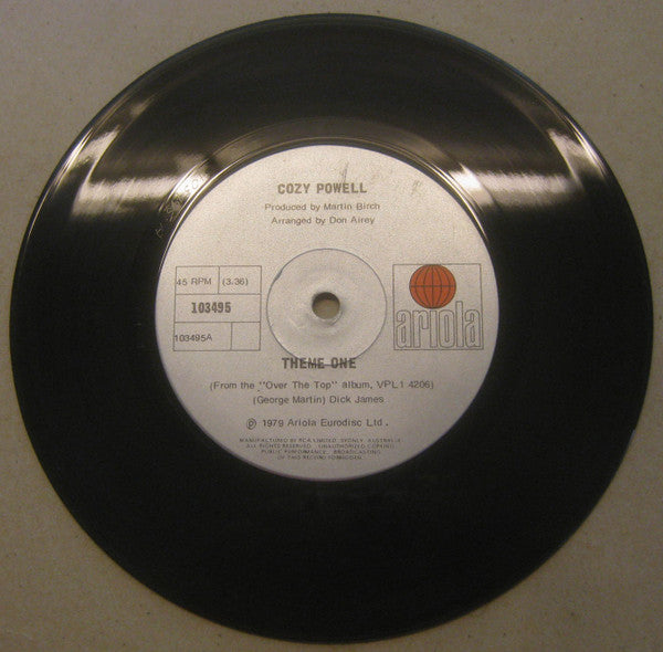 Cozy Powell : Theme One / Over The Top (7", Single)