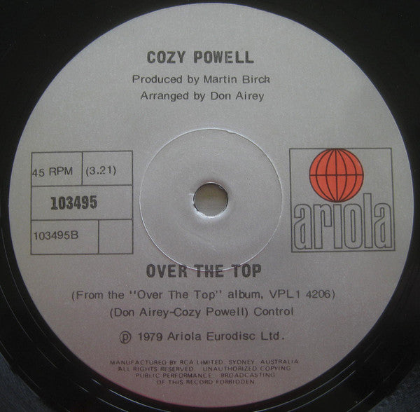 Cozy Powell : Theme One / Over The Top (7", Single)
