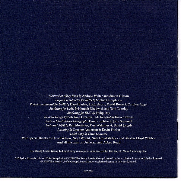 Andrew Lloyd Webber : Unmasked: The Platinum Collection (2xCD, Comp)