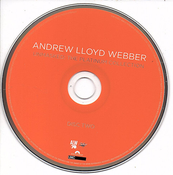 Andrew Lloyd Webber : Unmasked: The Platinum Collection (2xCD, Comp)