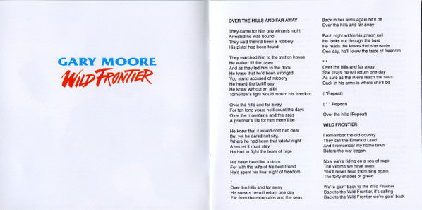 Gary Moore : Wild Frontier (CD, Album, RE, RM)