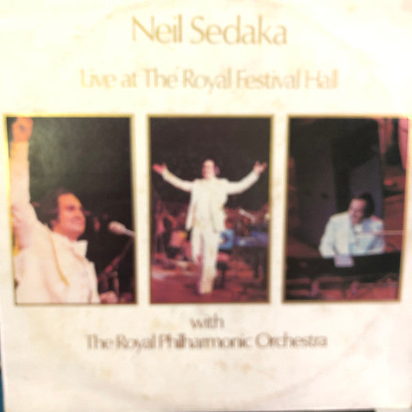 Neil Sedaka With The Royal Philharmonic Orchestra* : Live At The Royal Festival Hall (LP, Album)
