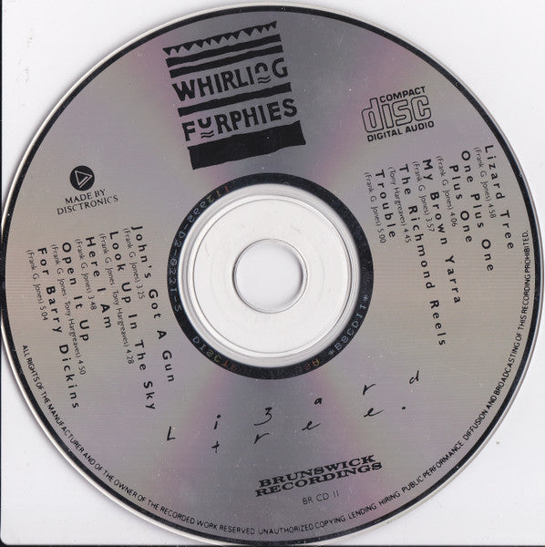 Whirling Furphies* : Lizard Tree (CD, Album)