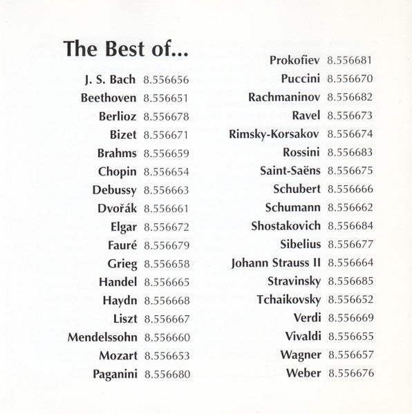 Liszt* : The Best Of Liszt (CD, Comp, RE)