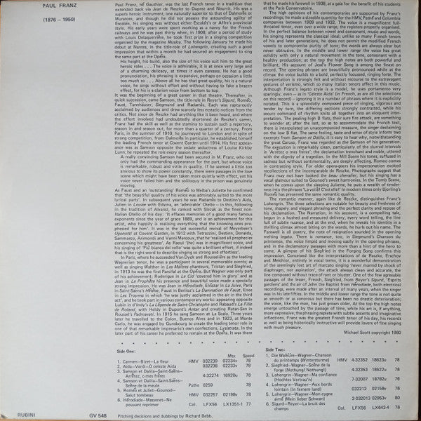 Paul Franz : Paul Franz (LP, Comp, Mono)