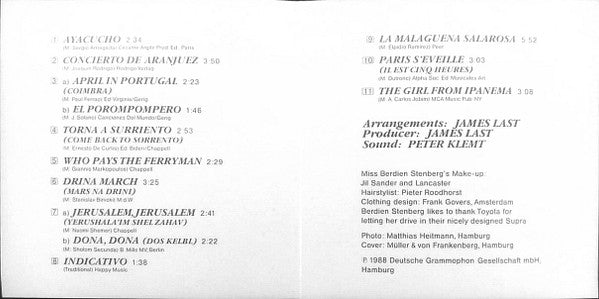 James Last, Berdien Stenberg : Flute Fiesta (CD, Album)