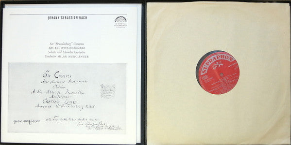 J. S. Bach*, Ars Rediviva Ensemble Prague*, Milan Munclinger : Six Brandenburg Concertos (2xLP, RP, Red + Box)
