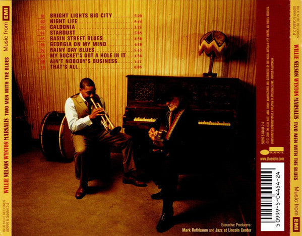 Willie Nelson, Wynton Marsalis : Two Men With The Blues (CD, Album)