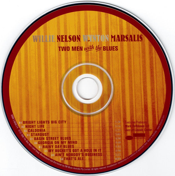 Willie Nelson, Wynton Marsalis : Two Men With The Blues (CD, Album)