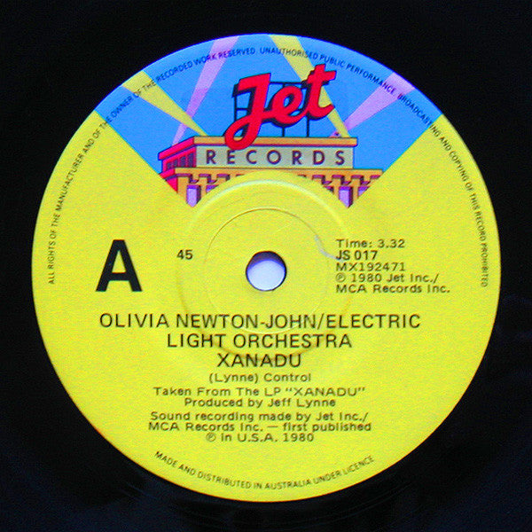 Olivia Newton-John / Electric Light Orchestra : Xanadu (7", Single)
