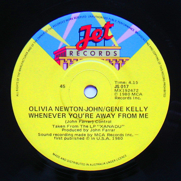 Olivia Newton-John / Electric Light Orchestra : Xanadu (7", Single)